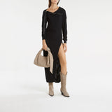 Bottes Mid Calf Tania - Anine Bing - Cuir - Taupe