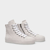 Sneakers Raven en Cuir Blanc