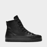 Sneakers Raven en Cuir Noir