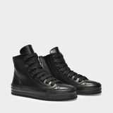 Sneakers Raven en Cuir Noir