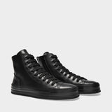 Sneakers Raven en Cuir Noir