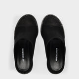 Mules Clara en Cuir Noir