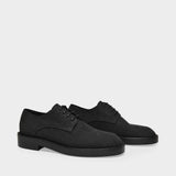 Derbies Olivier en Cuir Gris