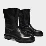 Bottines Kornelis en Cuir Noir