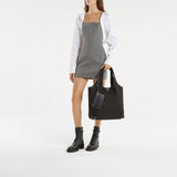 Bottes Cisse Combat - Ann Demeulemeester - Cuir - Noir