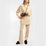 Mules Foxy Flat en Cuir Velours Noir