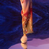 Mules Foxy Flat en Cuir Beige