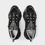 Sneakers Marathon R-Trail - Axel Arigato - Cuir - Noir/Gris Foncé
