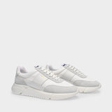 Baskets Genesis Vintage Runner en Cuir Blanc