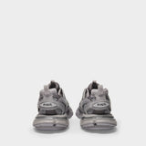 Sneakers Track en Toile Grise