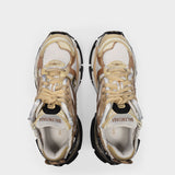 Sneakers Runner en Cuir Multi