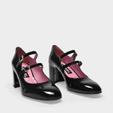 Escarpins Alice - Carel - Cuir Verni - Noir