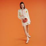 Escarpins Twiggy en Cuir Vernis Beige