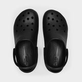 Mules À Plateforme Classique - Crocs - Noir