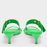 Sandales Bettina en Cuir Vert