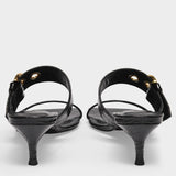 Sandales Bettina en Cuir Noir