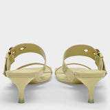 Sandales Bettina en Cuir Vert