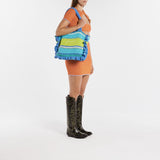 Bottes Western - Ganni - Cuir - Noir/Jaune