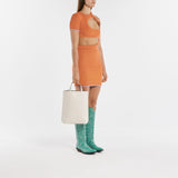 Bottes Western - Ganni - Cuir - Vert