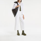 Bottes Mid Chelsea Tonal - Ganni - Cuir - Kaki