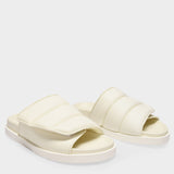 Mules Gia 3 A201 en Cuir Beige