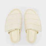 Mules Gia 3 A201 en Cuir Beige