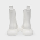 Bottines en Caoutchouc Blanc