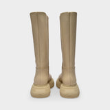 Bottes en Caoutchouc Beige