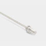 Bracelet Câble Le 7 g En Argent Brossé