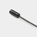 Bracelet Câble le 5g en Céramique Noire Polie