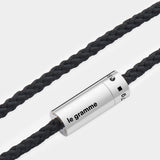 Bracelet Cable Nato 5g en Argent Poli