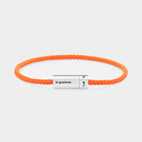 Bracelet Cable Nato 5g en Argent Poli