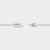 Bracelet Octogon Cable 7g en Argent