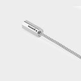 Bracelet Octogon Cable 7g en Argent