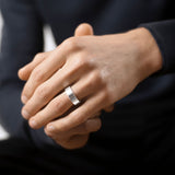 Bague 9G Ruban - Le Gramme - Argent