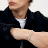 Bracelet 21G Entrelacs - Le Gramme - Argent