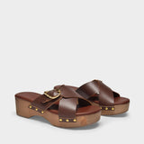 Sandales Marilisa en Cuir Marron