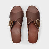 Sandales Marilisa en Cuir Marron