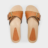 Sandales Jaso en Cuir Naturel