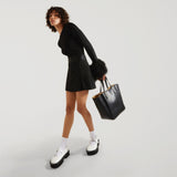 Chaussures Bumper Chunky en Cuir Blanc