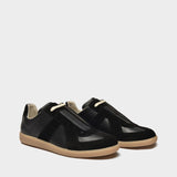 Sneakers Replica Low Top en Cuir Noir