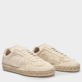 Sneakers Basses en Coton Blanc