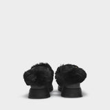 Sabots Trace Mat en Polyurethane Noir