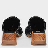 Sabots Arlene en Cuir Noir