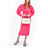 Sandales Alberta en Cuir Bleu