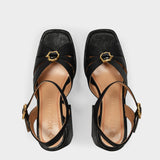 Sandales Bulla Aurora en Cuir Noir