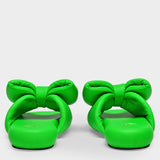 Mules Extra Padded en Cuir Vert