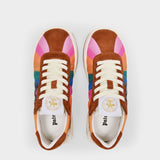 Sneakers Rainbow en Cuir Noir Multicouleur