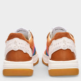 Sneakers Rainbow en Cuir Noir Multicouleur