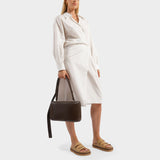 Sandales Maggie en Cuir Lisse Beige